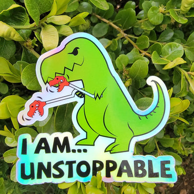 I Am Unstoppable Sticker - Indie Indie Bang! Bang!