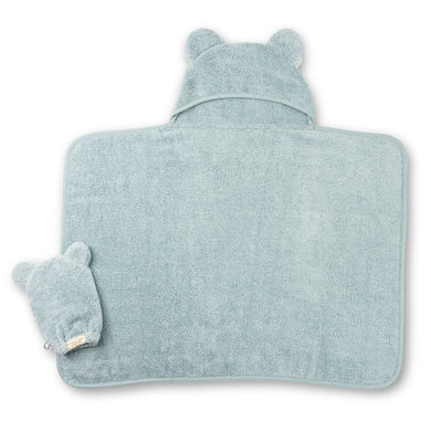 Hooded Baby Towel and Wash Mitt - Indie Indie Bang! Bang!