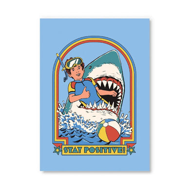 Stay Positive Card - Indie Indie Bang! Bang!