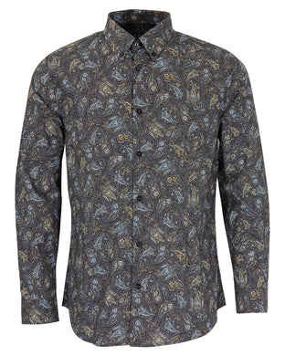 MORRIS MADRID PAISLEY SHIRT - SMOKE - Indie Indie Bang! Bang!