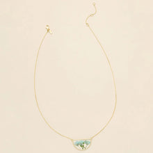 Load image into Gallery viewer, Pressed Flower Necklace- Blue Baby's Breath - Indie Indie Bang! Bang!