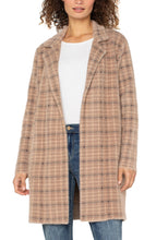 Load image into Gallery viewer, Camel Cream Open Front Coatigan Sweater