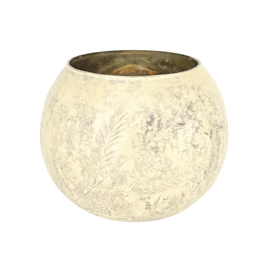 Etched Mercury Glass Tealight/Votive Holder - Indie Indie Bang! Bang!