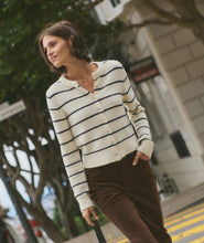 Load image into Gallery viewer, Harbor Striped Sausalito Cardigan - Indie Indie Bang! Bang!