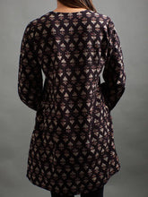 Load image into Gallery viewer, Victoria Black Blossom Tunic Dress - Indie Indie Bang! Bang!