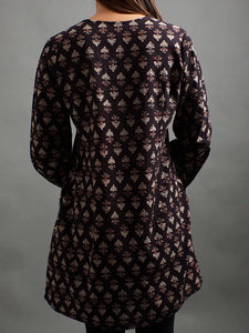 Victoria Black Blossom Tunic Dress - Indie Indie Bang! Bang!