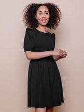 Load image into Gallery viewer, Inez Black Bubble Sleeve Dress - Indie Indie Bang! Bang!