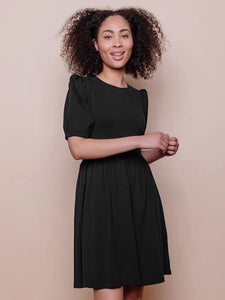 Inez Black Bubble Sleeve Dress - Indie Indie Bang! Bang!