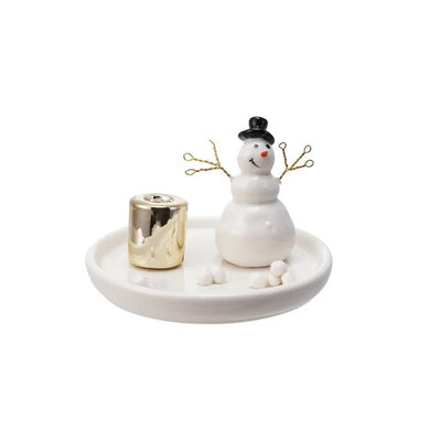 Snowman Candle Holder