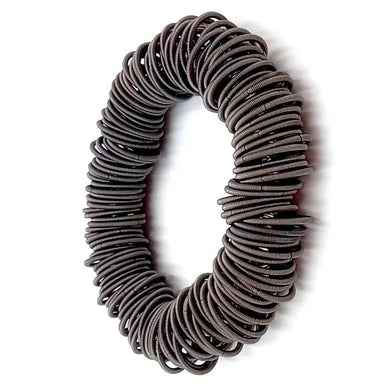 Slate Spring Ring Bracelet with Crystal Beads - Indie Indie Bang! Bang!