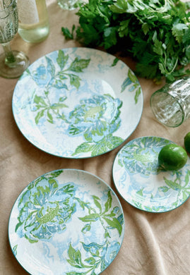 Porcelain Dinnerware Caudett Dinner Plate - Green - Indie Indie Bang! Bang!