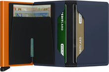 Load image into Gallery viewer, SECRID Slimwallet Matte Nightblue and Orange - Indie Indie Bang! Bang!
