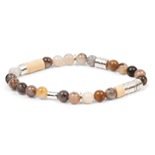 Load image into Gallery viewer, Intermix Stone Stacking Mexican Onyx Stone Bracelet - Stone of Confidence
