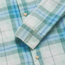 Load image into Gallery viewer, Brian Washed Twill Plaid Shirt - Blue Combo - Indie Indie Bang! Bang!