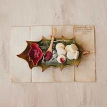 Load image into Gallery viewer, Stoneware Leaf &amp; Bird Dish (Set of 3)