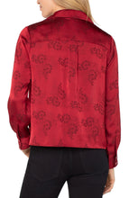 Load image into Gallery viewer, Long Sleeve Woven Top W/ Hidden Placket - Indie Indie Bang! Bang!