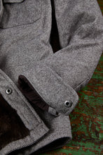 Load image into Gallery viewer, Solid Twill Mink Shirt Button Jacket - Brown or Black