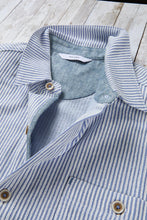 Load image into Gallery viewer, Stripe Waffle Button Down Short Sleeve Shirt - Indie Indie Bang! Bang!