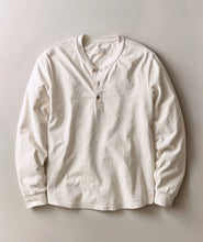 Load image into Gallery viewer, Marine Layer | Luxe Jersey Henley - Oatmeal Heather