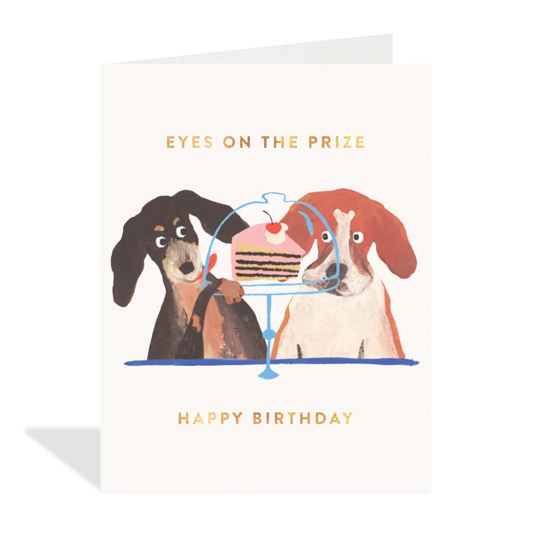 Eyes On The Prize Birthday Card - Indie Indie Bang! Bang!
