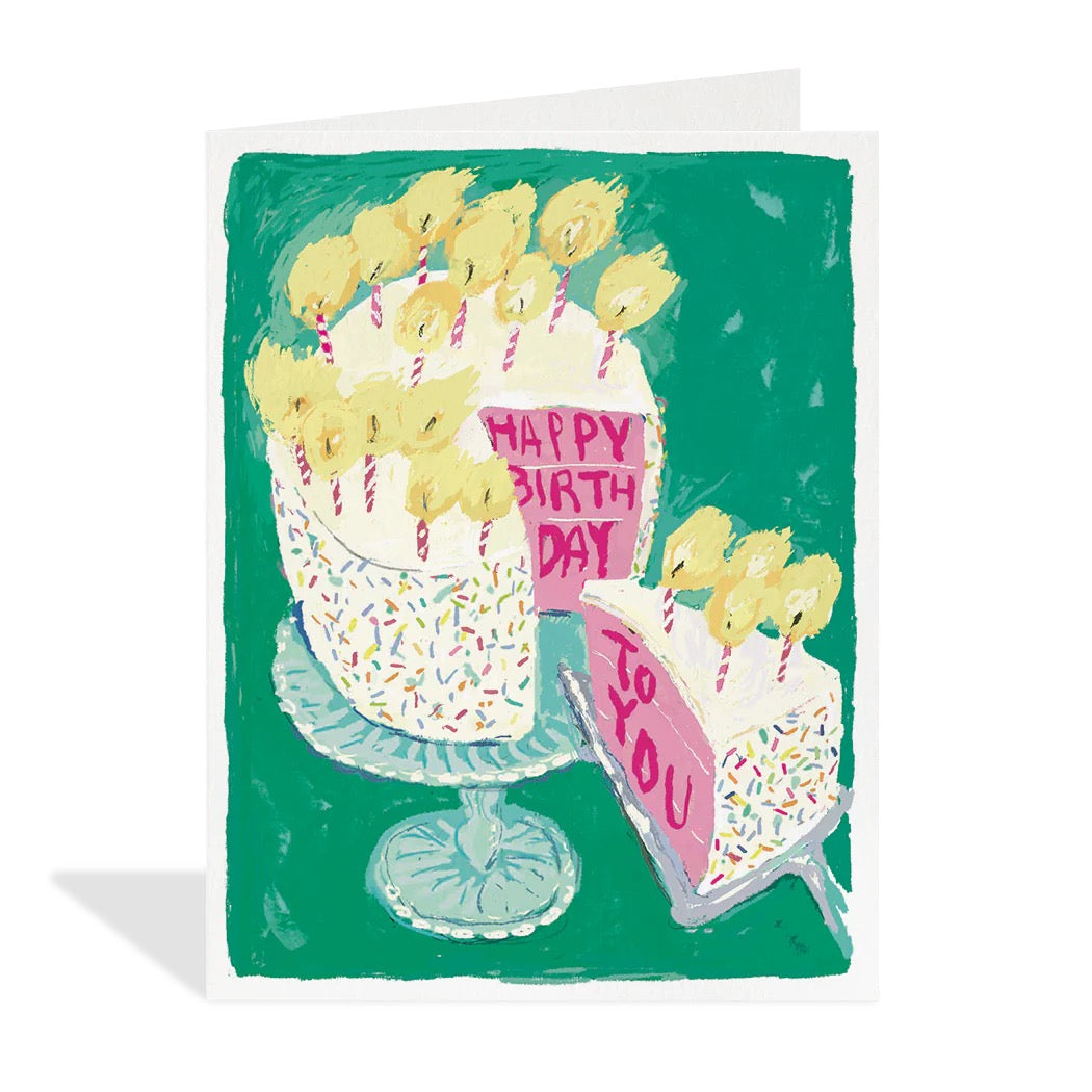 Cake Slice Birthday Card - Indie Indie Bang! Bang!