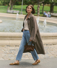 Load image into Gallery viewer, Hayes Houndstooth Trench Coat - Indie Indie Bang! Bang!