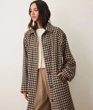 Load image into Gallery viewer, Hayes Houndstooth Trench Coat - Indie Indie Bang! Bang!