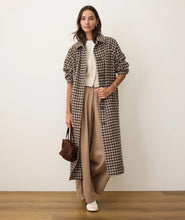 Load image into Gallery viewer, Hayes Houndstooth Trench Coat - Indie Indie Bang! Bang!