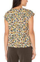 Load image into Gallery viewer, Shoulder Pleat Boat Neck Animal Print Knit Top - Indie Indie Bang! Bang!
