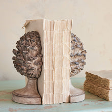 Load image into Gallery viewer, Pinecone Bookends - Indie Indie Bang! Bang!
