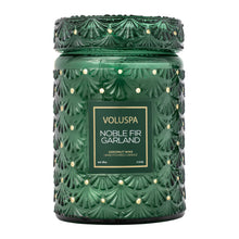 Load image into Gallery viewer, Noble Fir Garland 18 oz Candle - Indie Indie Bang! Bang!