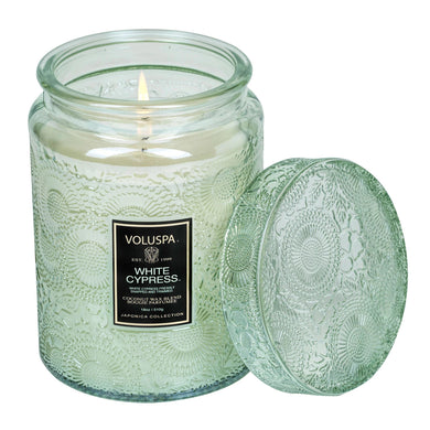 White Cypress 18 oz Candle - Indie Indie Bang! Bang!