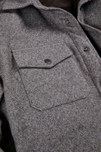 Load image into Gallery viewer, Solid Twill Mink Shirt Button Jacket - Brown or Black