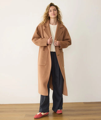 Colette Oversized Longline Coat - Indie Indie Bang! Bang!