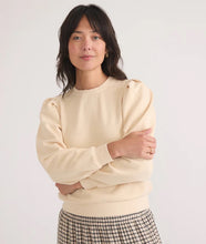 Load image into Gallery viewer, Enya Puff Sleeve Sweatshirt - Antique White - Indie Indie Bang! Bang!