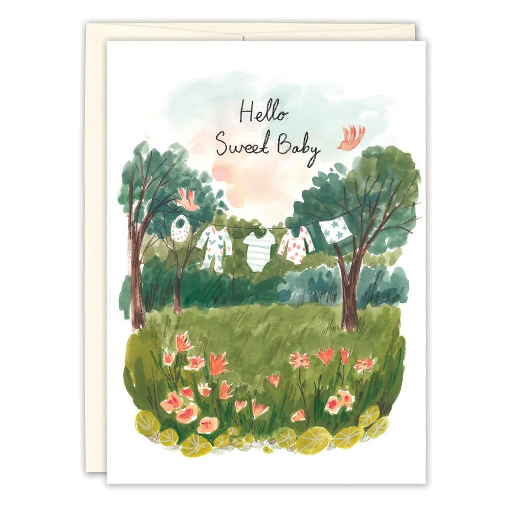 Hello Sweet Baby Card - Indie Indie Bang! Bang!