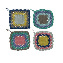 Load image into Gallery viewer, Crochet Pot Holder - Indie Indie Bang! Bang!