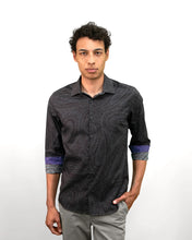 Load image into Gallery viewer, NORMAN CASERTA PAISLEY SHIRT - BLACK - Indie Indie Bang! Bang!