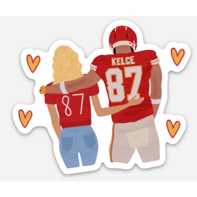 Taylor Swift | Travis Kelce 4 Ever Sticker - Indie Indie Bang! Bang!