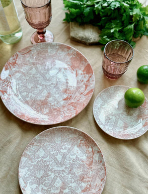 Porcelain Dinnerware Caudett Dinner Plate - Pink - Indie Indie Bang! Bang!