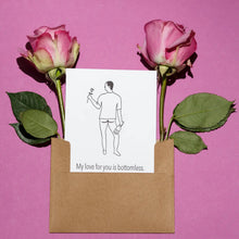 Load image into Gallery viewer, Bottomless Love Card - Indie Indie Bang! Bang!