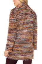 Load image into Gallery viewer, Feather Knit Open Front Coatigan Sweater