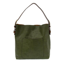 Load image into Gallery viewer, Dark Basil Hobo Bag