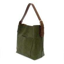 Load image into Gallery viewer, Dark Basil Hobo Bag