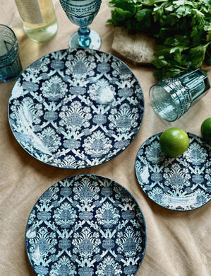 Porcelain Dinnerware Caudett Salad Plate - Navy - Indie Indie Bang! Bang!