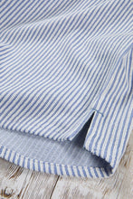 Load image into Gallery viewer, Stripe Waffle Button Down Short Sleeve Shirt - Indie Indie Bang! Bang!
