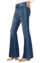 Load image into Gallery viewer, Hannah Flare Boot Cut Denim With Blocking Details - Indie Indie Bang! Bang!