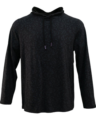 Horatio Hoodie Perguia Paisley Black - Indie Indie Bang! Bang!