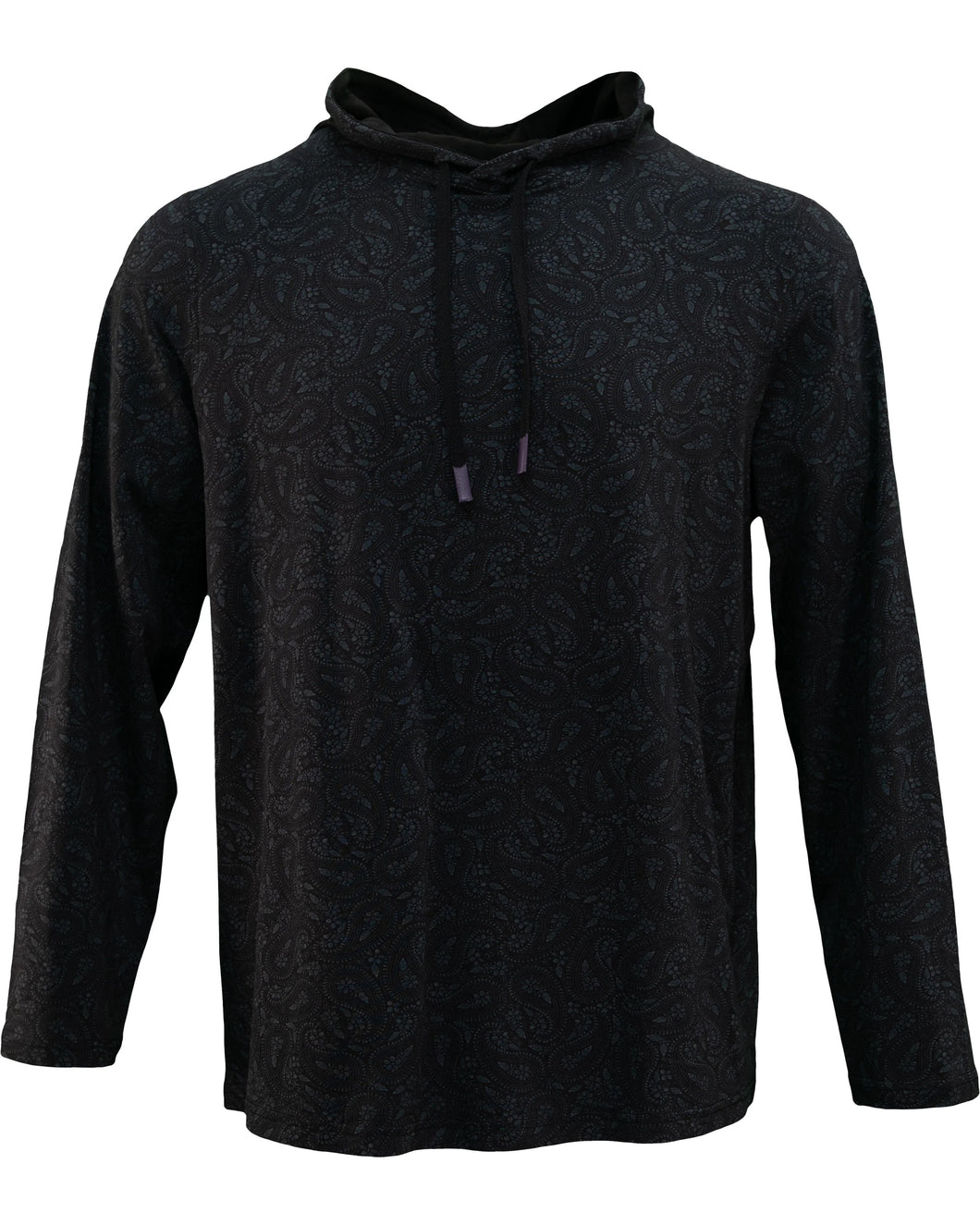 Horatio Hoodie Perguia Paisley Black - Indie Indie Bang! Bang!