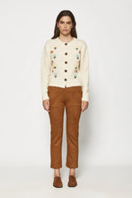 Load image into Gallery viewer, Floral Embroidered Short Knit Cardigan - Indie Indie Bang! Bang!